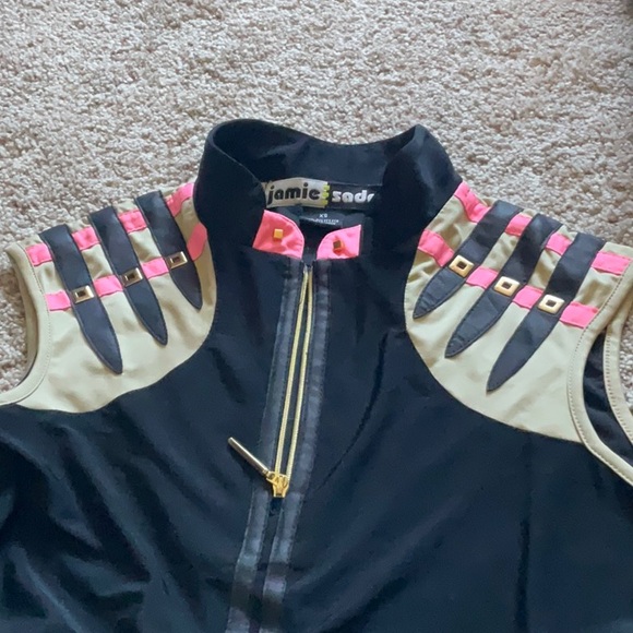 Jamie Sadock Black and Pink Tank Top - Picture 2 of 4